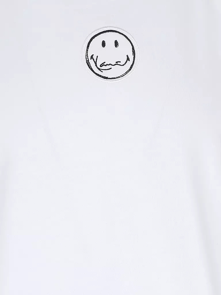 KARL KANI | T-Shirt SIGNATURE SMILEY® | weiß