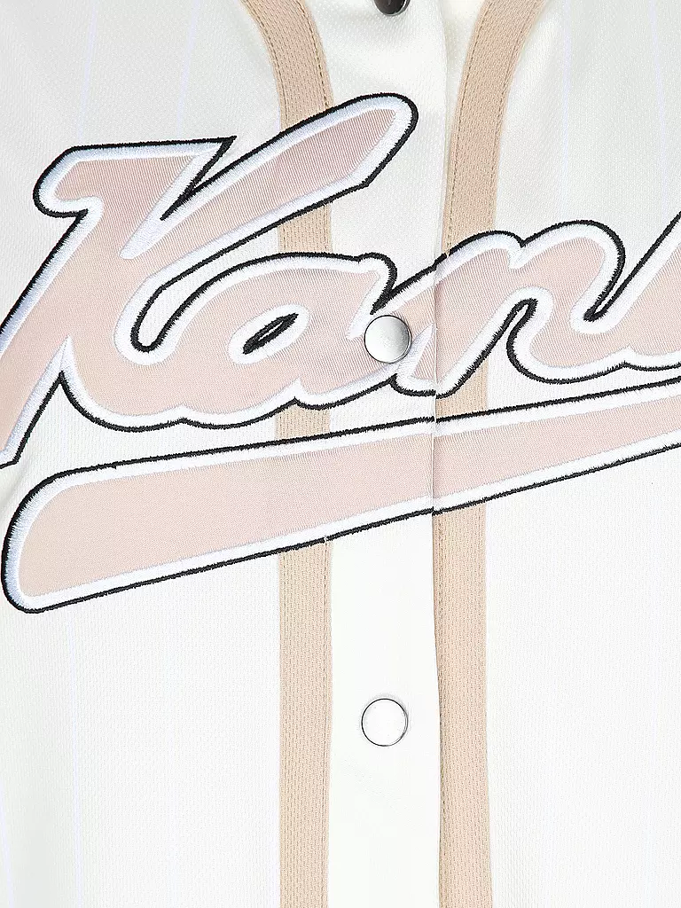 KARL KANI | T-Shirt VARSITY | creme