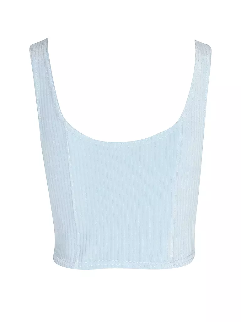 KARL KANI | Top Cropped Fit | hellblau