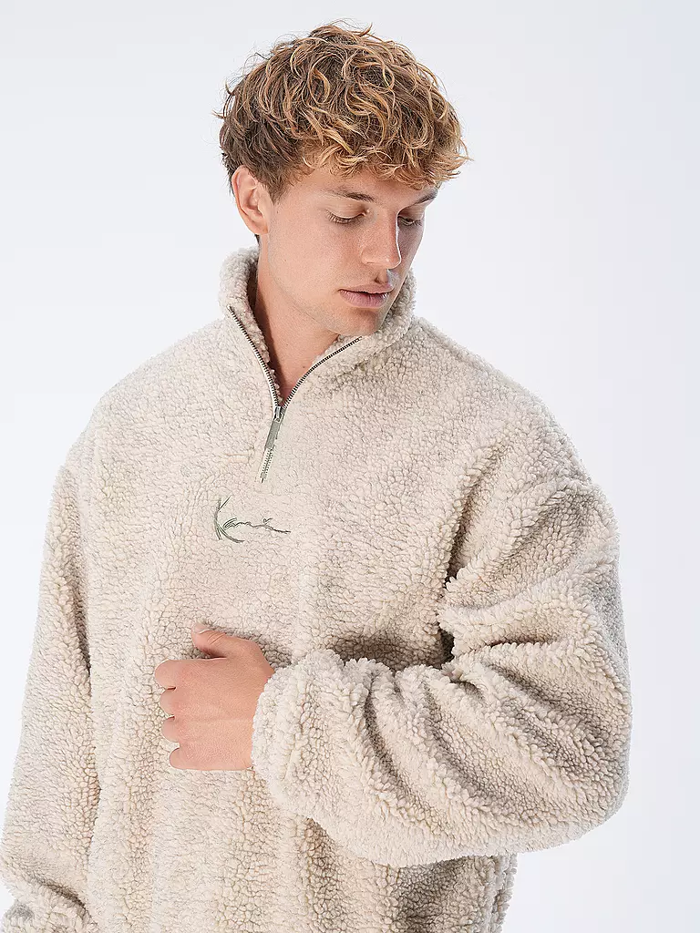 KARL KANI | Troyer Sweater in Felloptik  | bunt