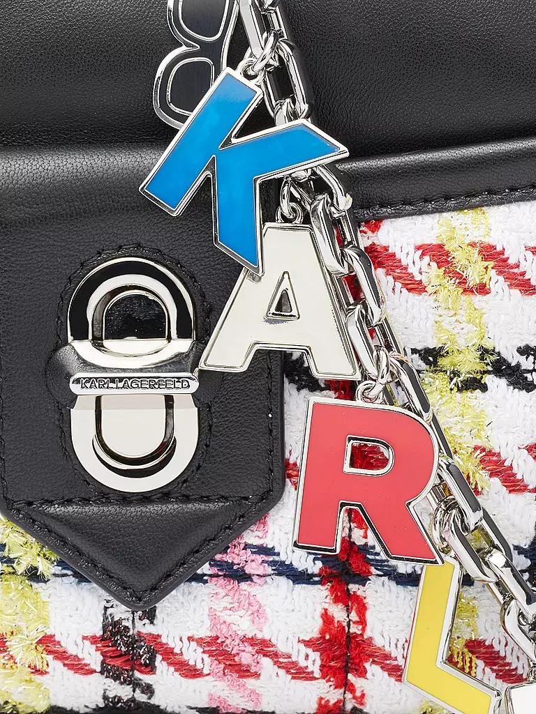 KARL LAGERFELD | Ledertasche - Umhängetasche " Studio Camera Bag " | bunt