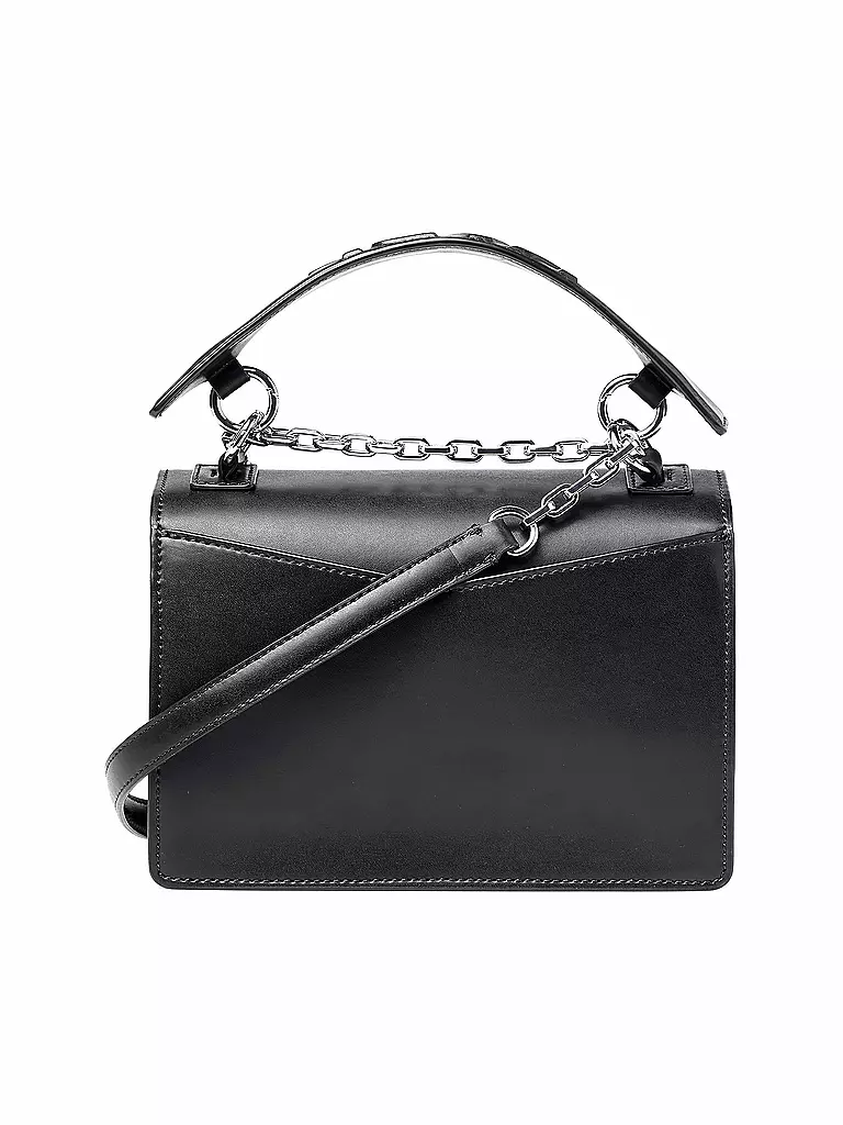 KARL LAGERFELD | Ledertasche - Umhängetasche K/Karl Seven | schwarz