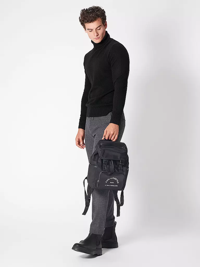 KARL LAGERFELD | Rucksack  | schwarz