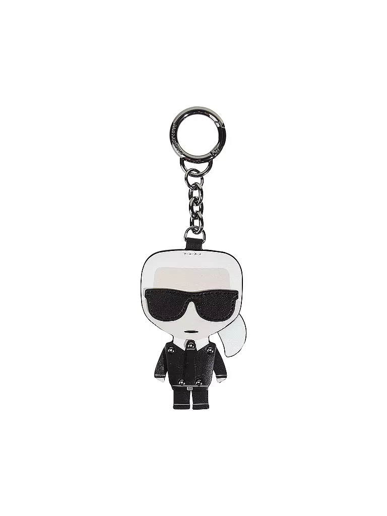 KARL LAGERFELD | Schlüsselanhänger "Ikonik" | schwarz