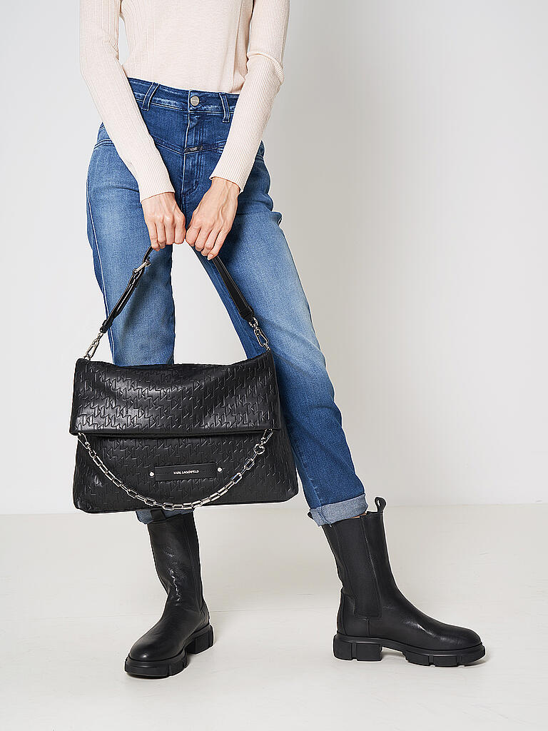 KARL LAGERFELD Tasche Hobo Bag K/KUSHION schwarz