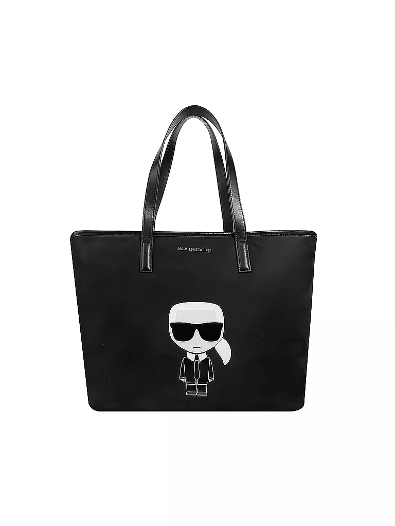 KARL LAGERFELD | Tasche - Shopper "Ikonik" | schwarz