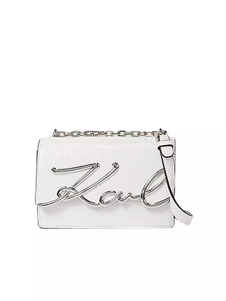 KARL LAGERFELD | Tasche - Umhängetasche NAPLAK | weiss