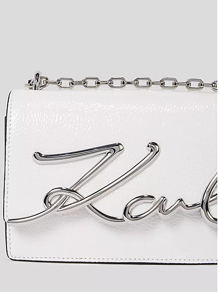 KARL LAGERFELD | Tasche - Umhängetasche NAPLAK | weiss
