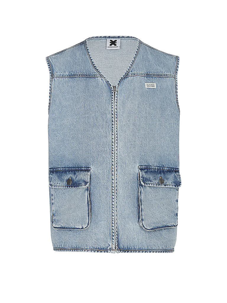 KARO KAUER Gilet dunkelblau | S