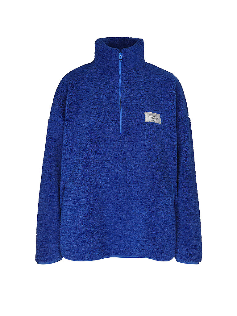 KARO KAUER Fleecejacke blau | XL