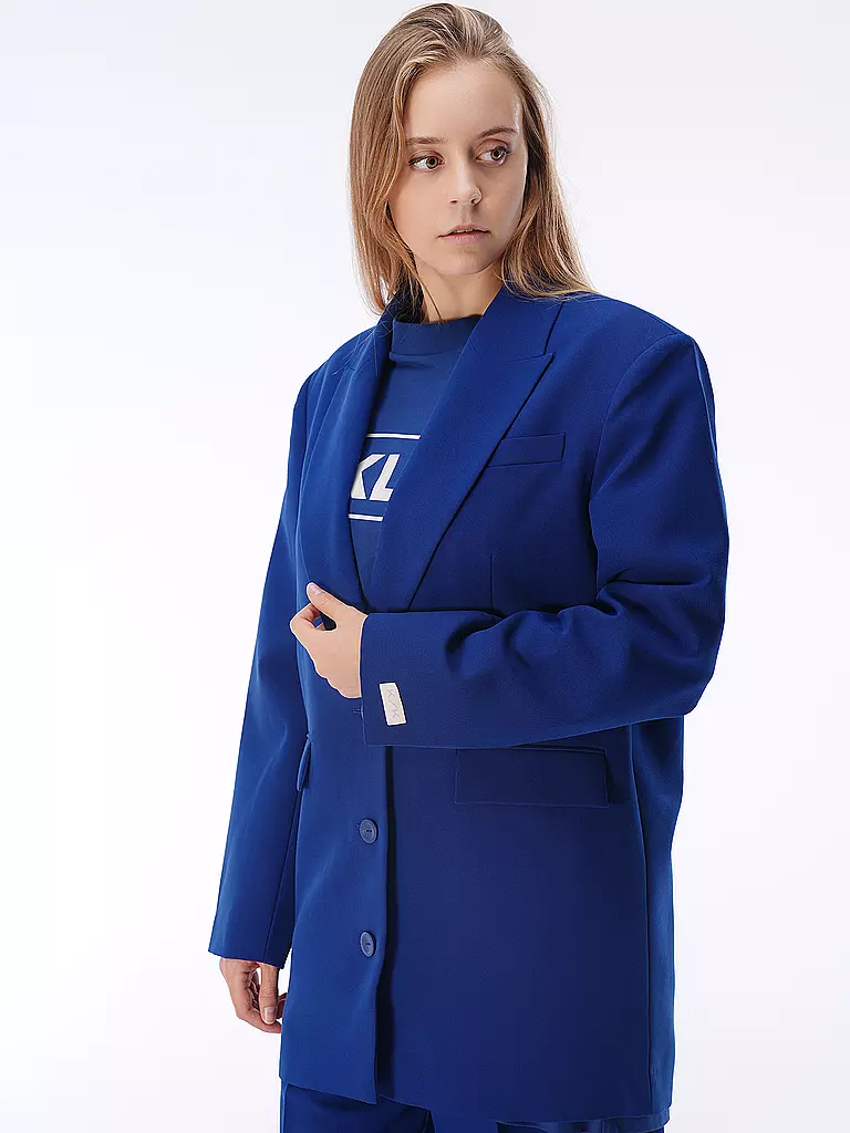 KARO KAUER | Blazer Oversized Fit | blau