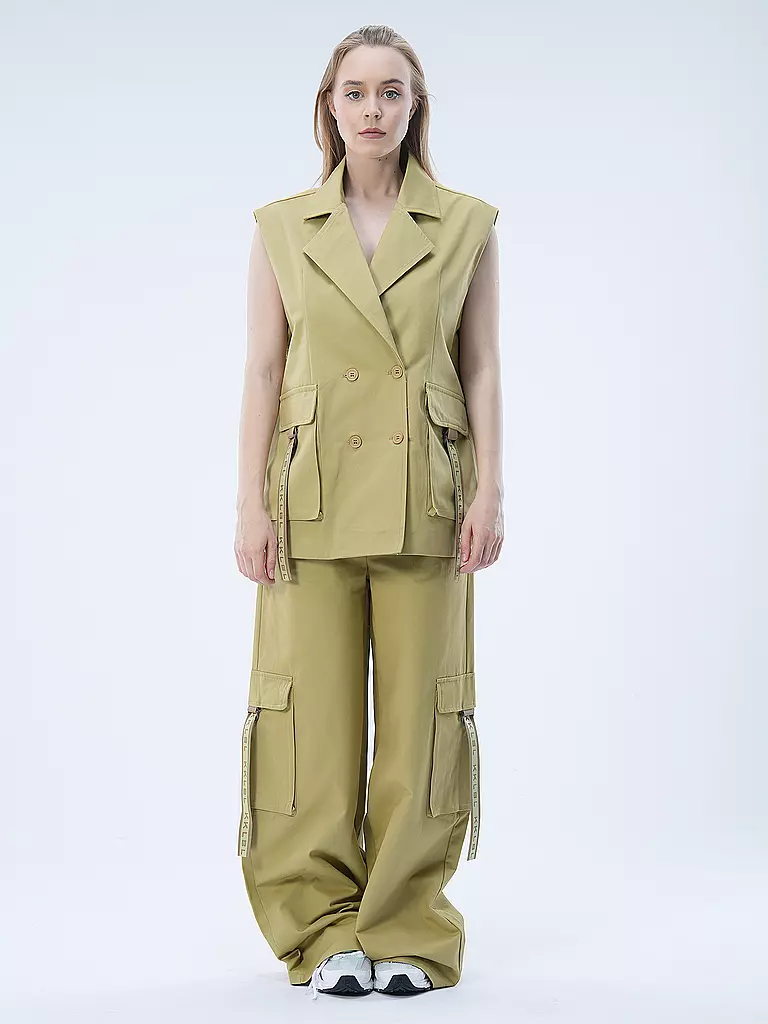 KARO KAUER | Cargohose  | beige