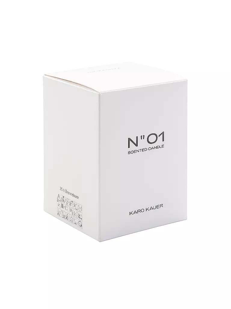 KARO KAUER | Duftkerze SCENTED CANDLE white | weiss