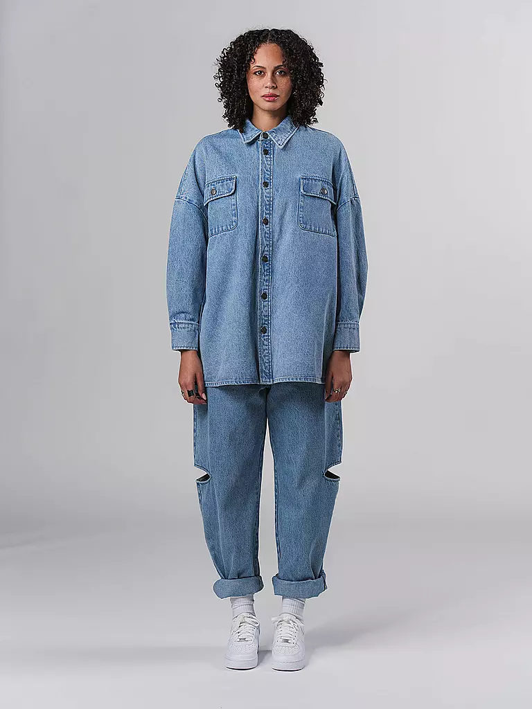 KARO KAUER | Jeans Wide Leg  | blau