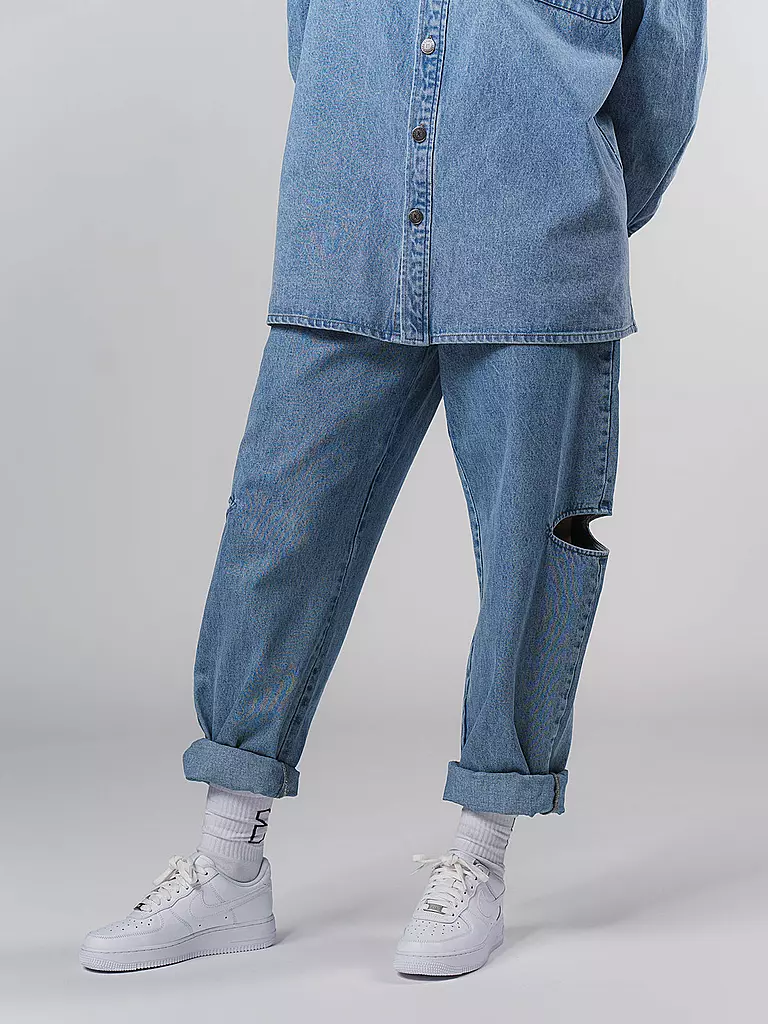 KARO KAUER | Jeans Wide Leg  | blau