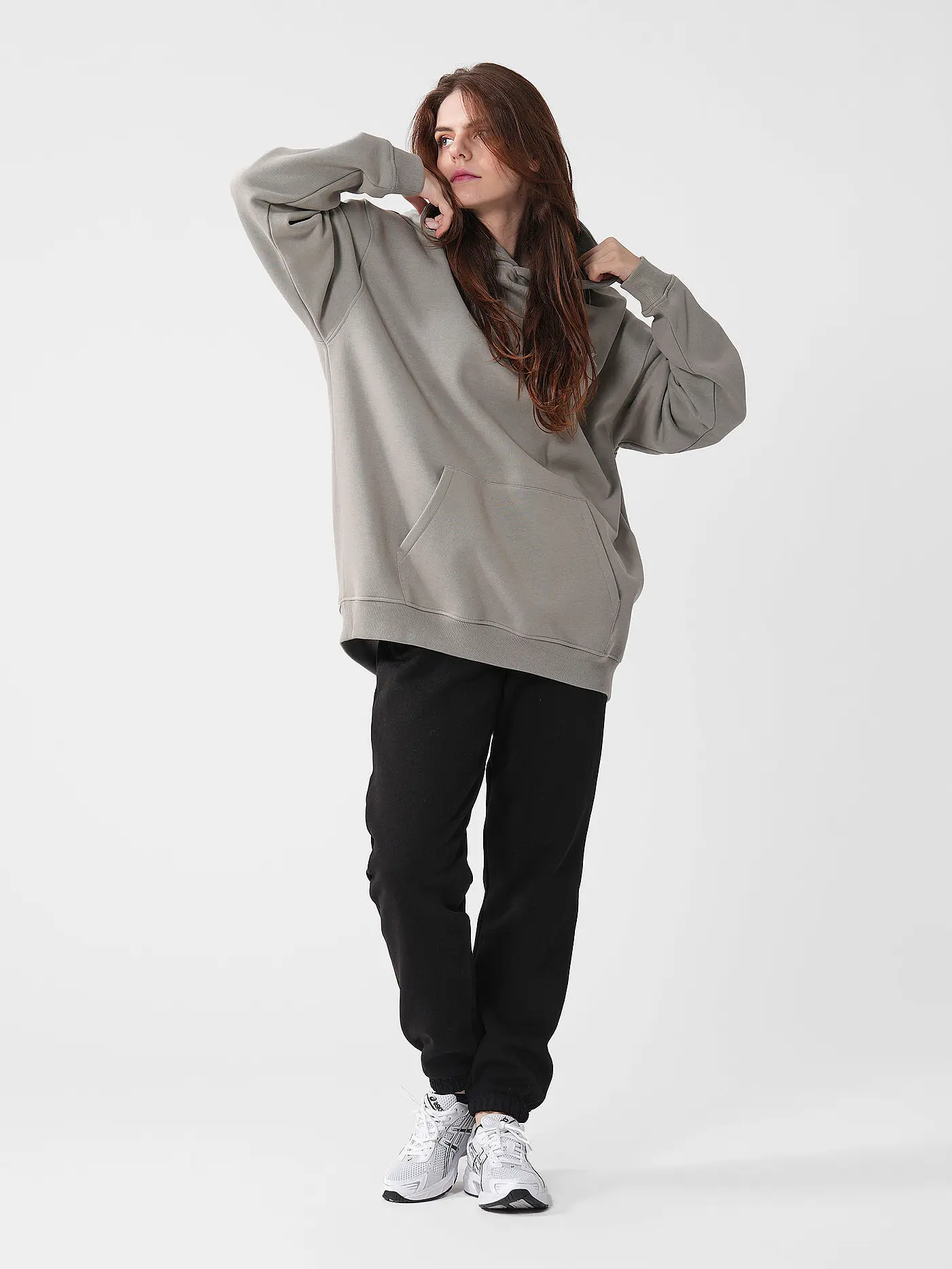 KARO KAUER | Kapuzensweater - Hoodie CINDER | grau