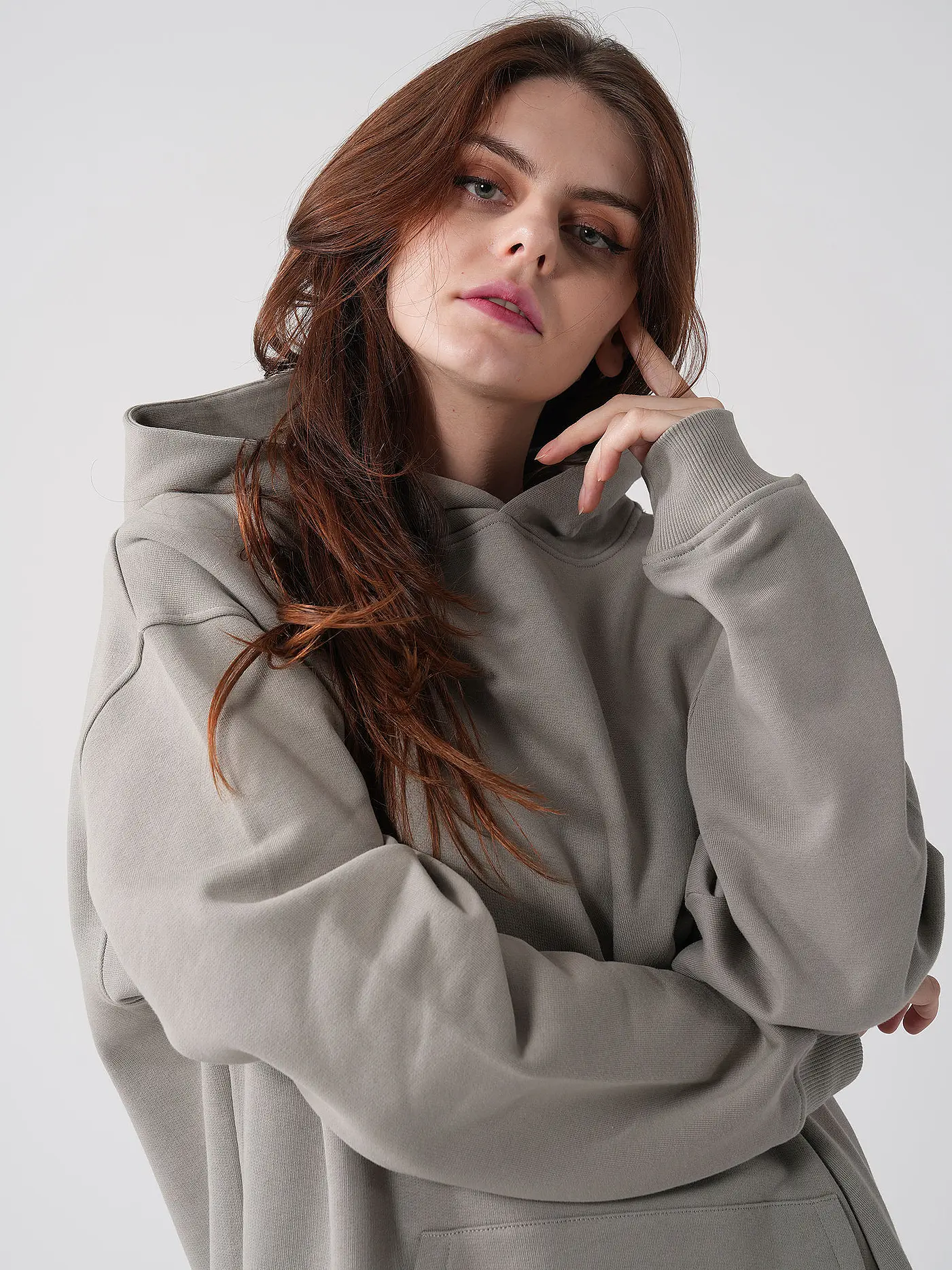 KARO KAUER | Kapuzensweater - Hoodie CINDER | grau