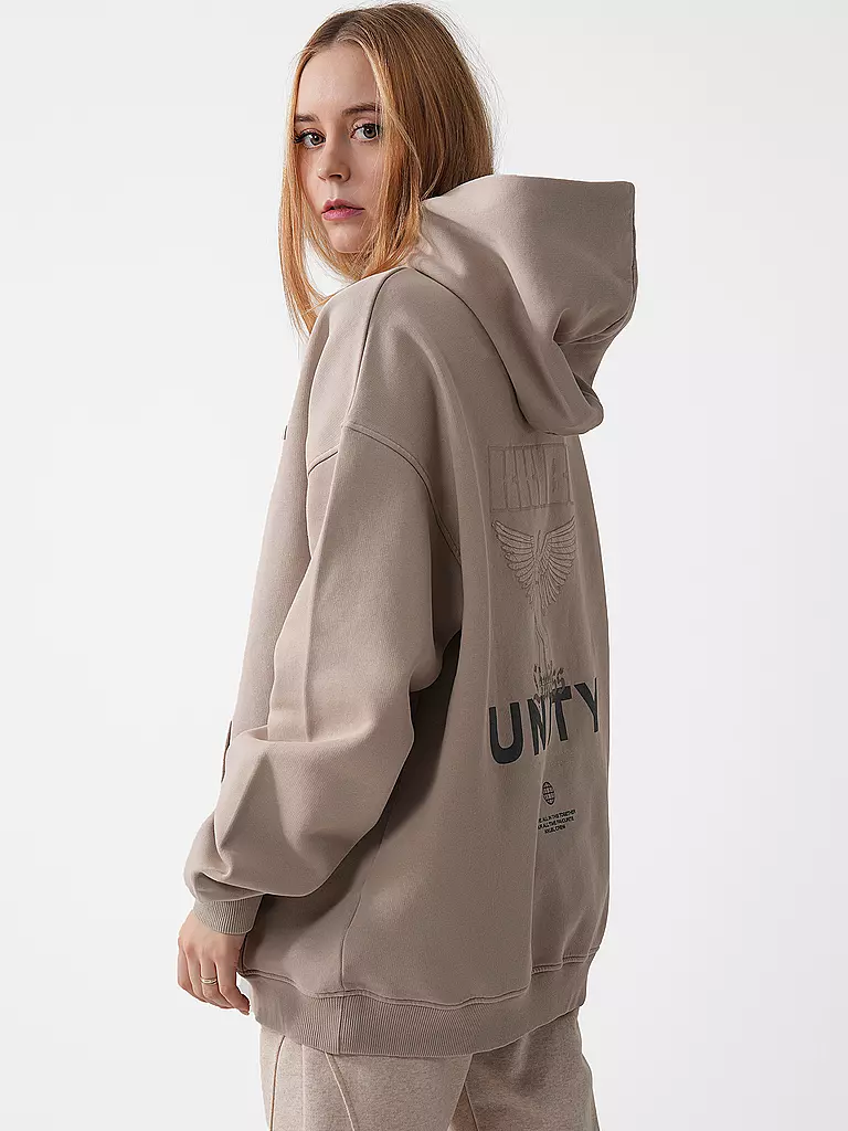 KARO KAUER | Kapuzensweater - Hoodie | hellbraun