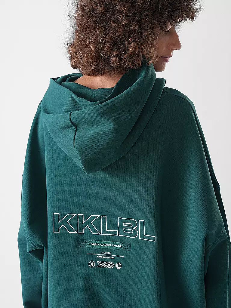 KARO KAUER | Kapuzensweater - Hoodie | dunkelgrün