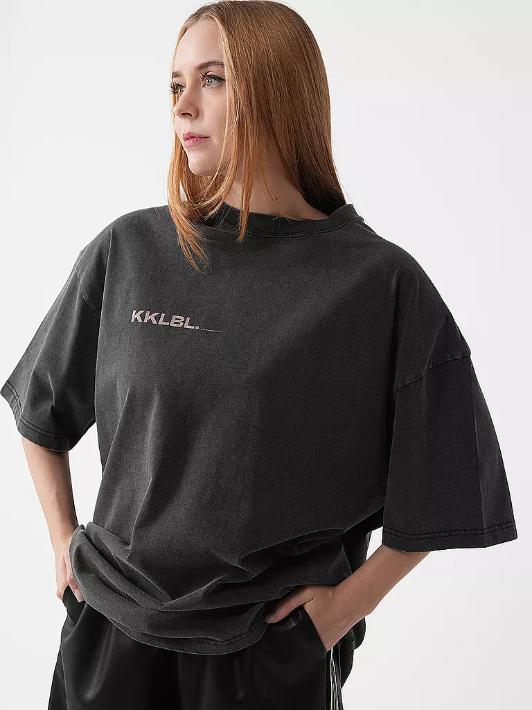 KARO KAUER | T-Shirt  | schwarz