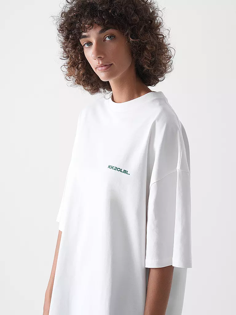 KARO KAUER | T-Shirt Oversized Fit FORTUNE COOKIE | creme