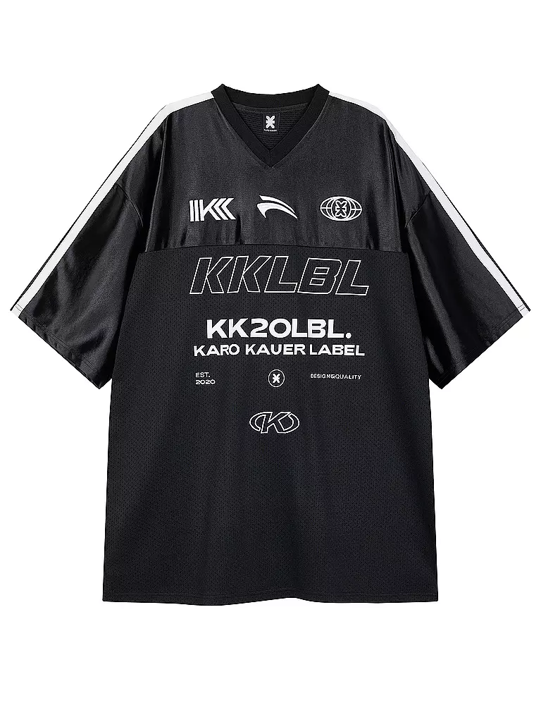 KARO KAUER | T-Shirt Oversized Fit | schwarz