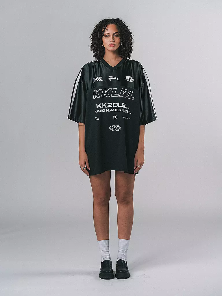 KARO KAUER | T-Shirt Oversized Fit | schwarz