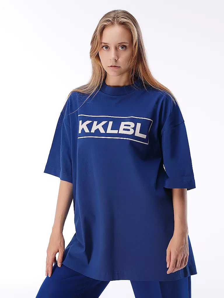 KARO KAUER | T-Shirt Oversized Fit | blau