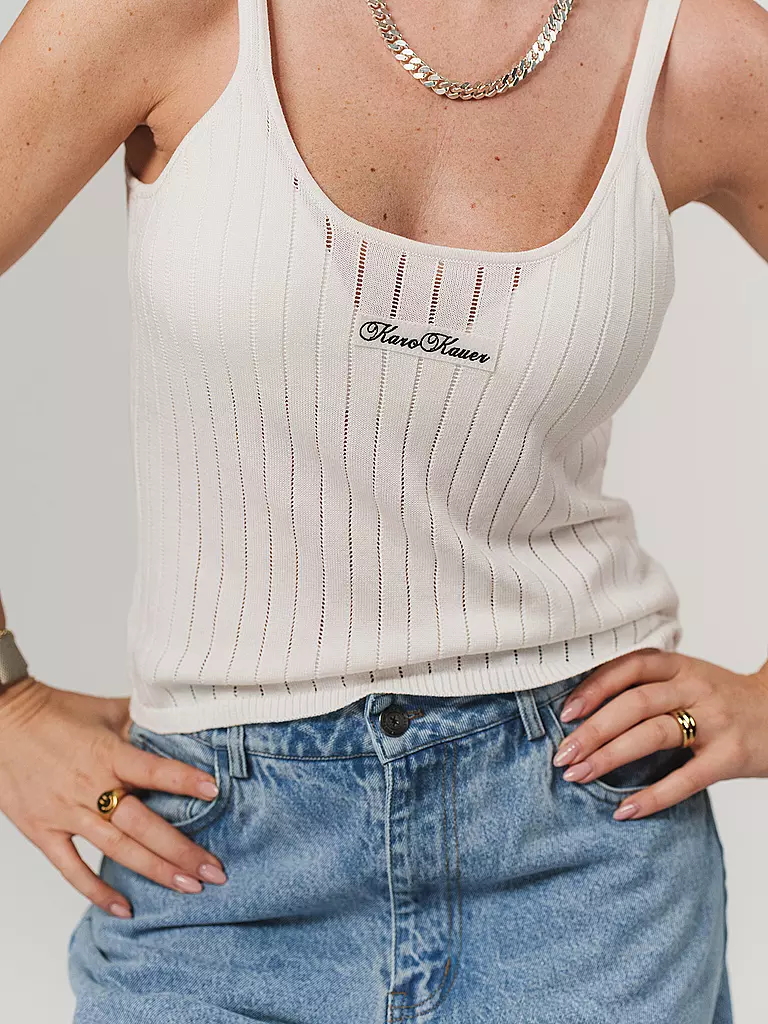 KARO KAUER | Top | weiss