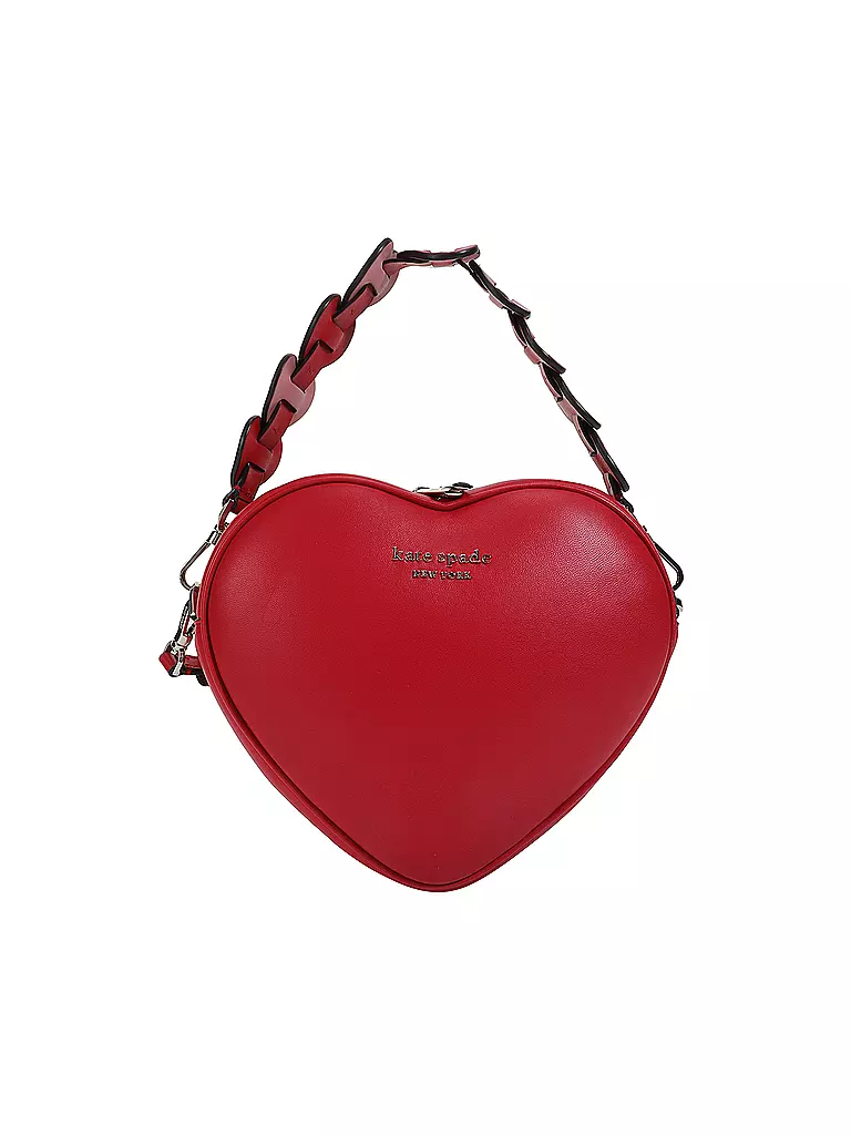 KATE SPADE | Ledertasche - Mini Bag Heartbreaker | rot