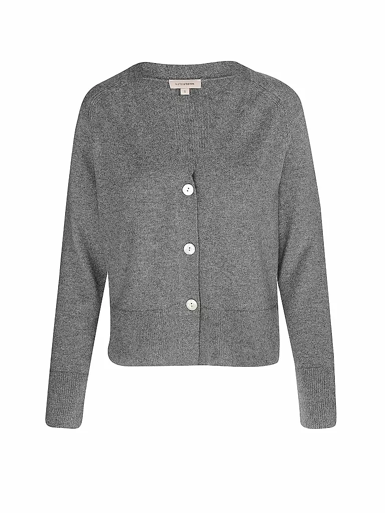 KATESTORM | Kaschmir Cardigan OPACARDIGAN | grau