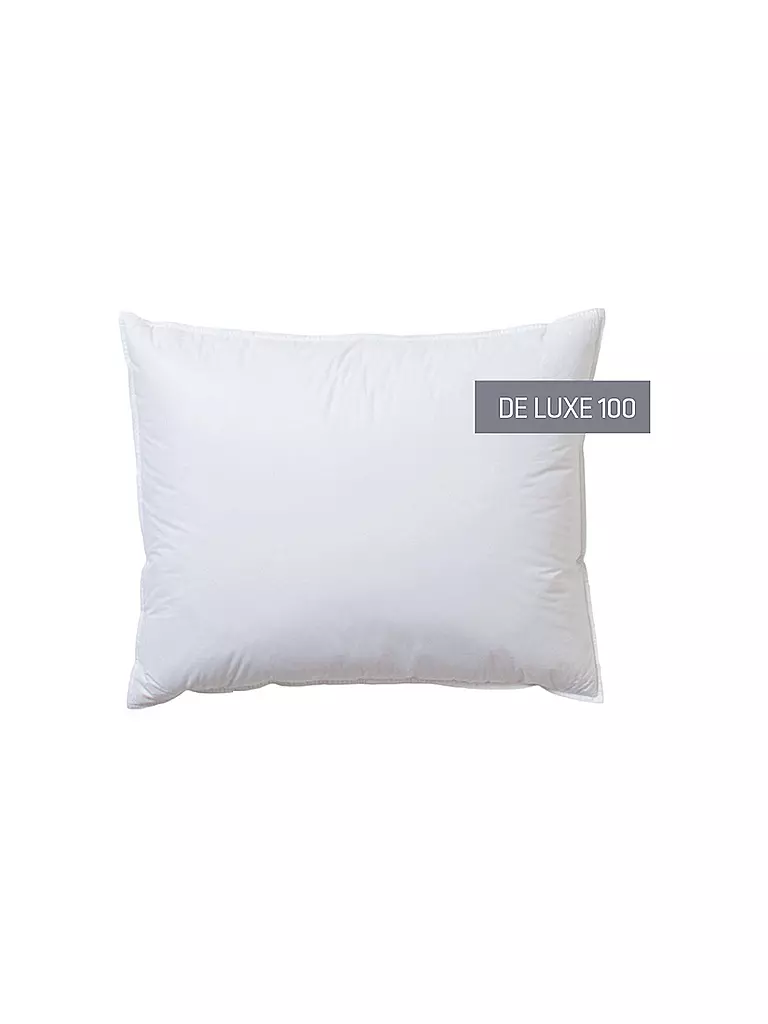 KAUFFMANN | Kissen "De Luxe 100" 40x60cm (210g Extra weich) | weiss