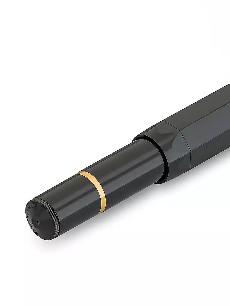 KAWECO | Füllhalter Piston Sport Classic Black/Gold M | schwarz