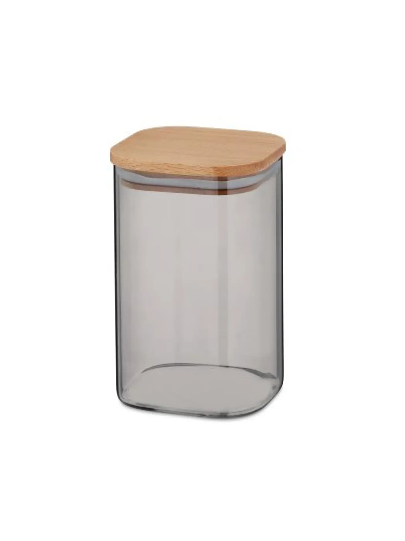 KELA | Vorratsdose 1,1l  NEA Glas/Buche | grau