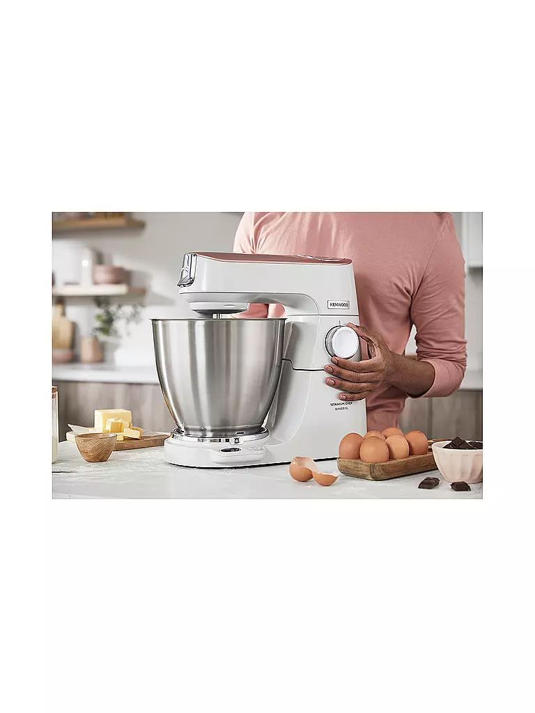 KENWOOD | Küchenmaschine Titanium Chef Baker XL KVL65.001WH  Weiss | weiss