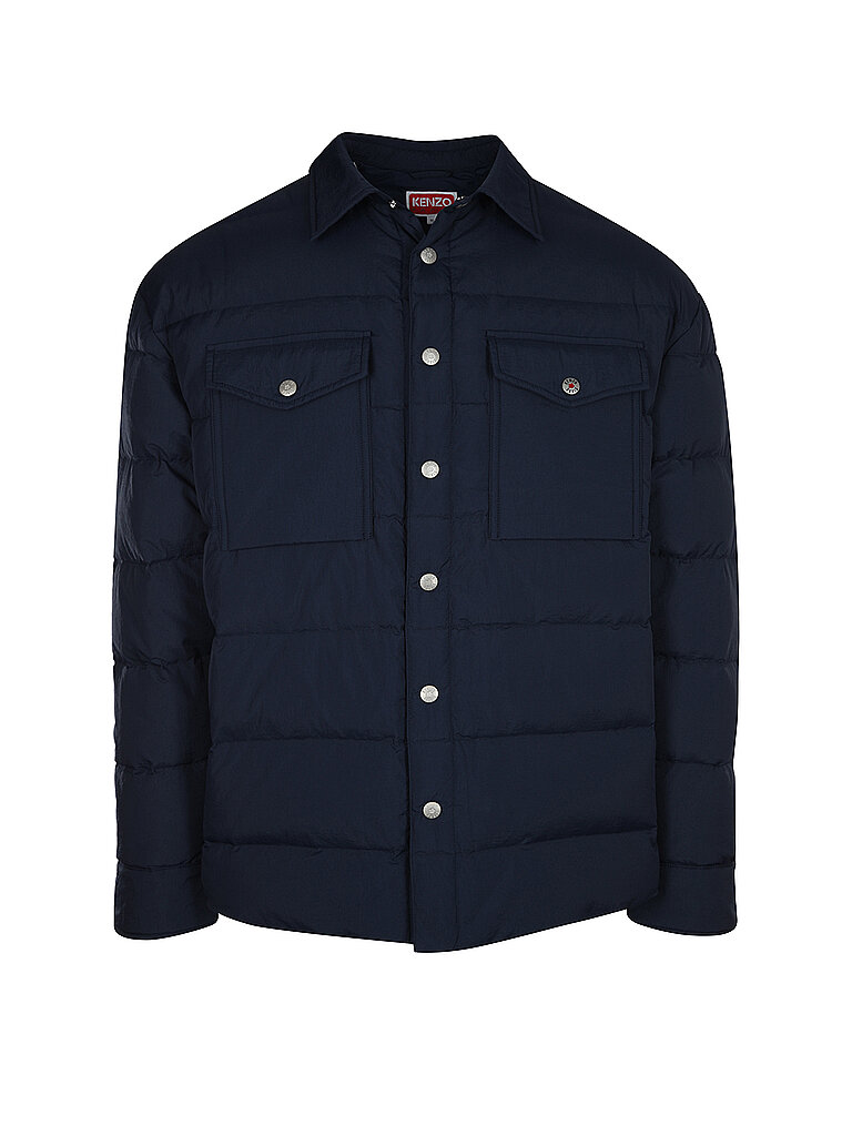 KENZO Steppjacke dunkelblau | M