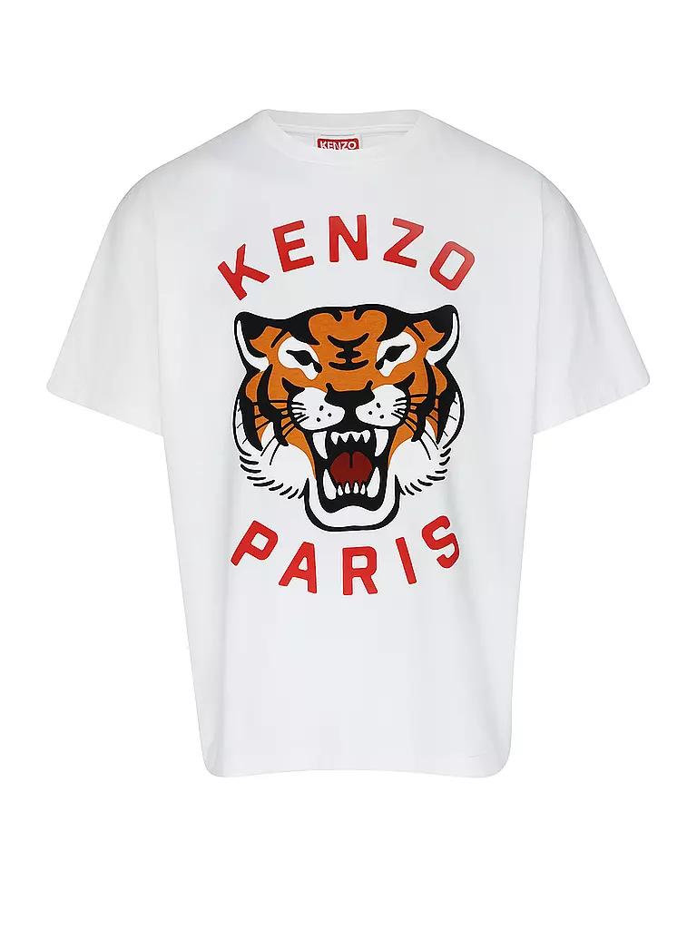 KENZO | T-Shirt LUCKY TIGER  | weiss