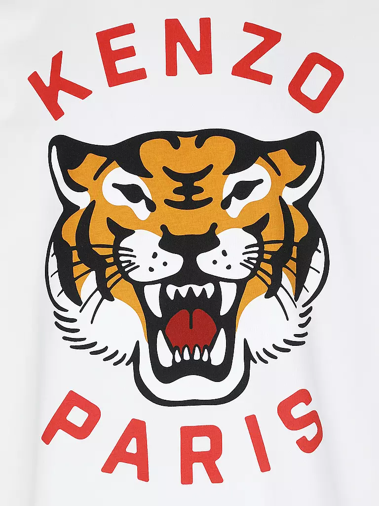 KENZO | T-Shirt LUCKY TIGER  | weiss