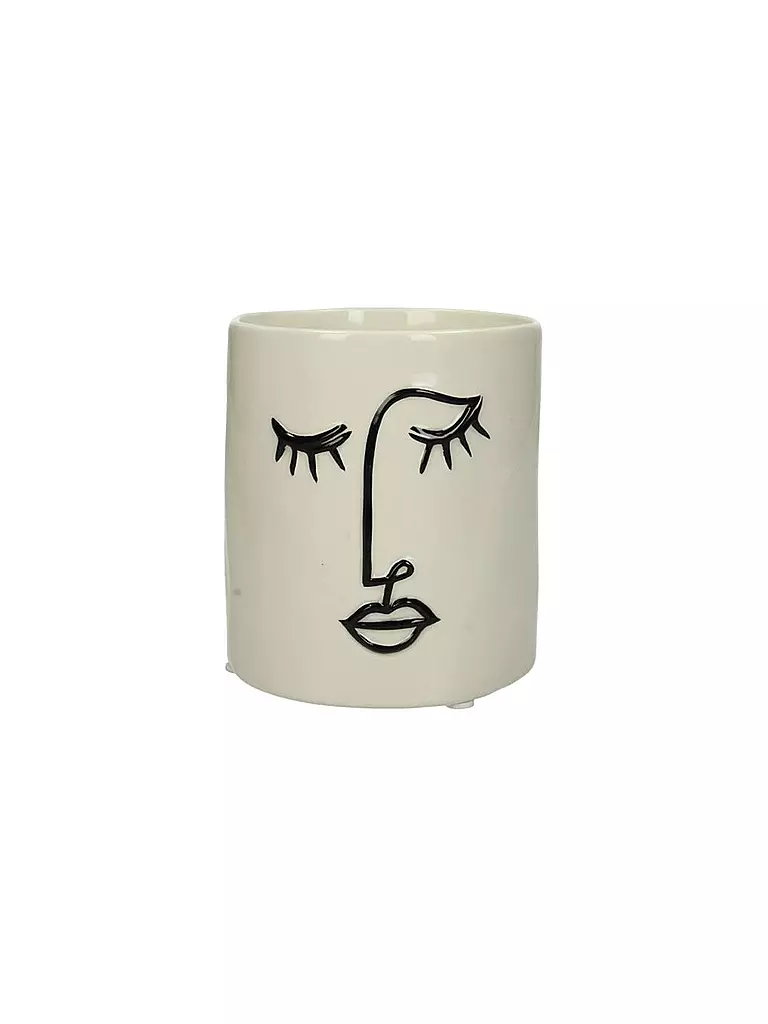 KERSTEN | Vase "Face Dolomite" 12,5cm | weiß