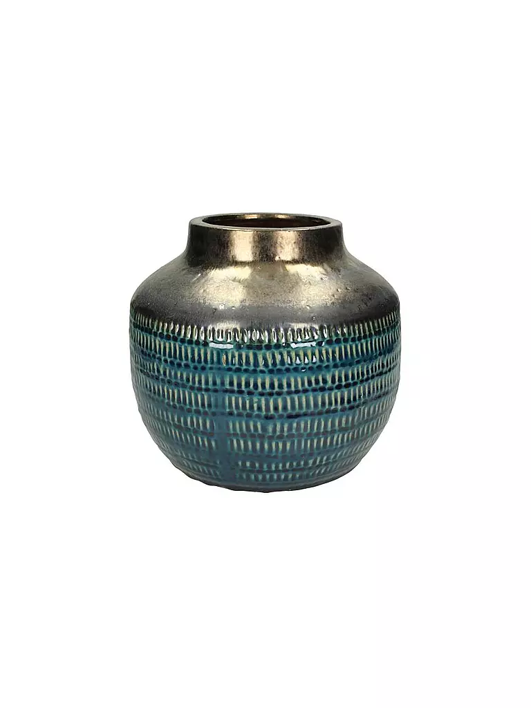 KERSTEN | Vase 22x20cm | blau