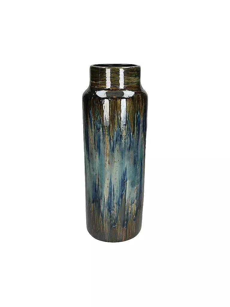 KERSTEN | Vase Earthware 39cm | blau