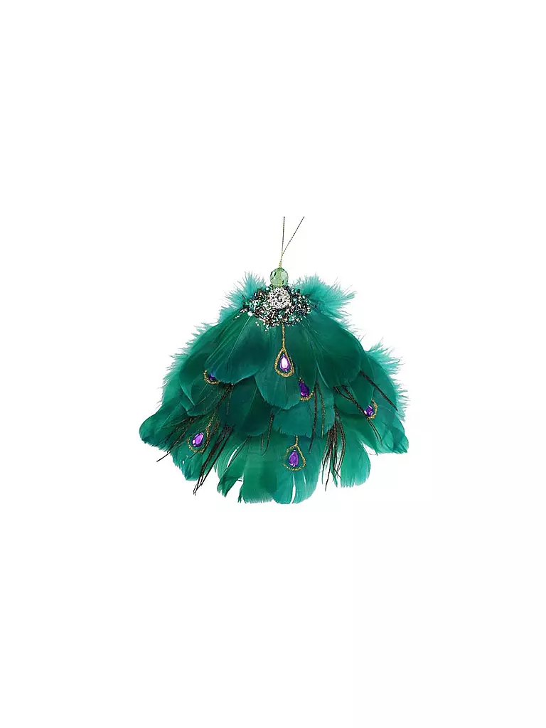 KERSTEN | Weihnachts-Anhänger Feather 17,5cm | grün