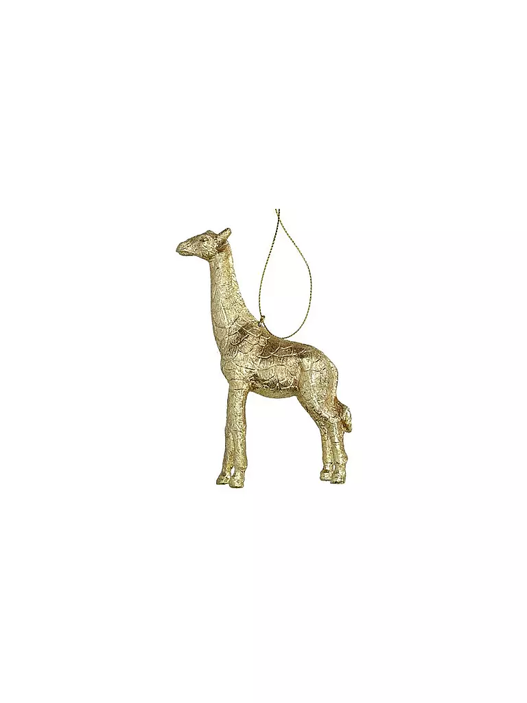 KERSTEN | Weihnachts-Anhänger Giraffe 13,3cm | gold