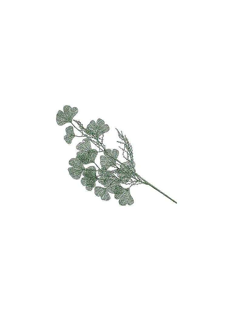 KERSTEN | Weihnachts-Blumen Spray 78cm | türkis