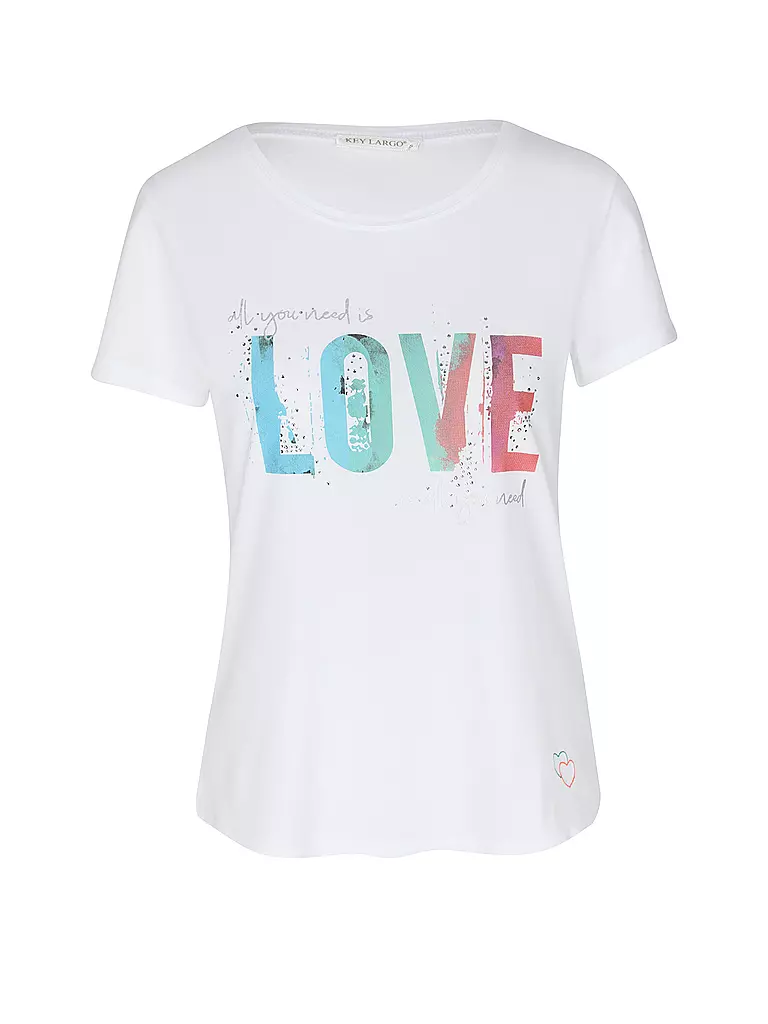 KEY LARGO | T-Shirt DARLING | weiss