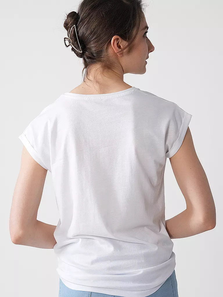 KEY LARGO | T-Shirt FLAMINGO | weiss