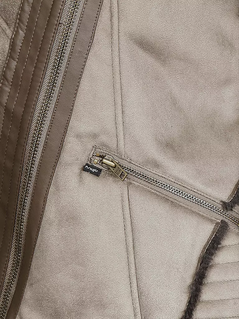 KHUJO | Jacke in Felloptik "Punta" | 