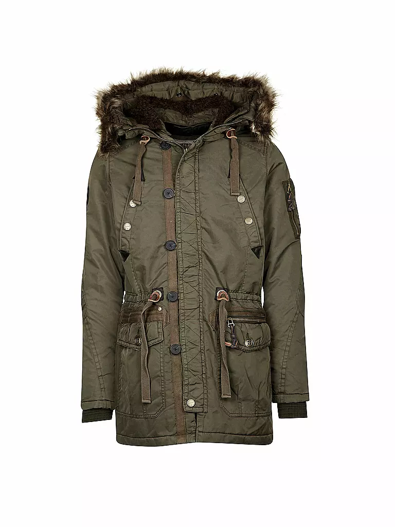 KHUJO | Parka "Patrick" | olive