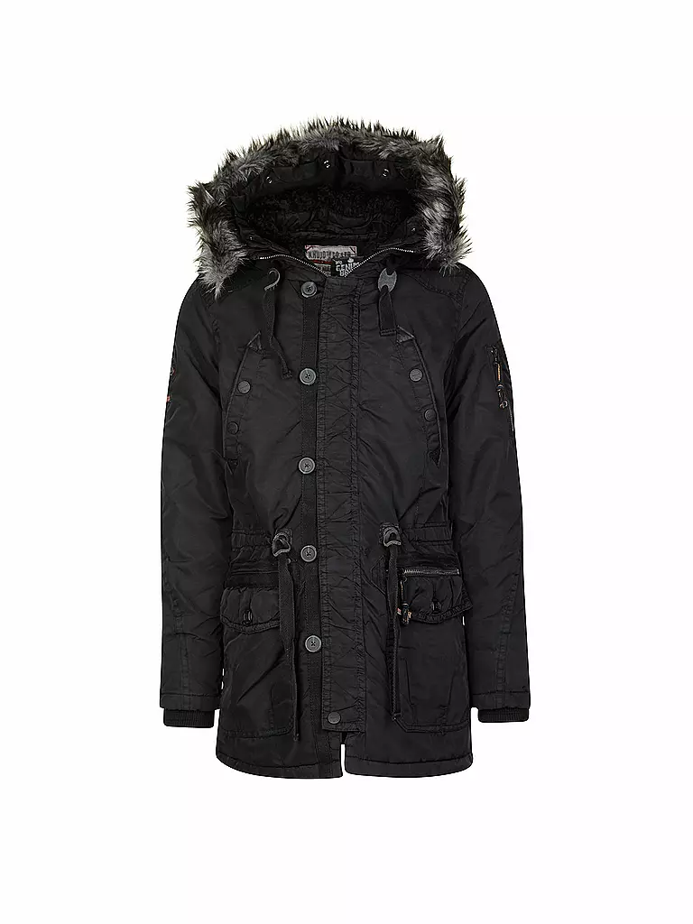 KHUJO | Parka "Patrick" | schwarz