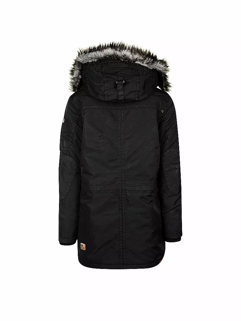KHUJO | Parka "Patrick" | schwarz